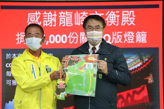 台南市长黄伟哲肯定谢龙介是很强的对手。（曹婷婷摄）