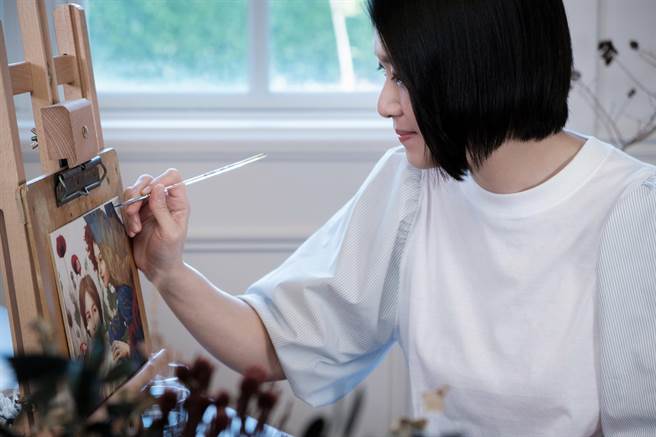 奇美博物馆推出「独家画作修復体验课」上线开放报名。（奇美博物馆提供／曹婷婷台南传真）