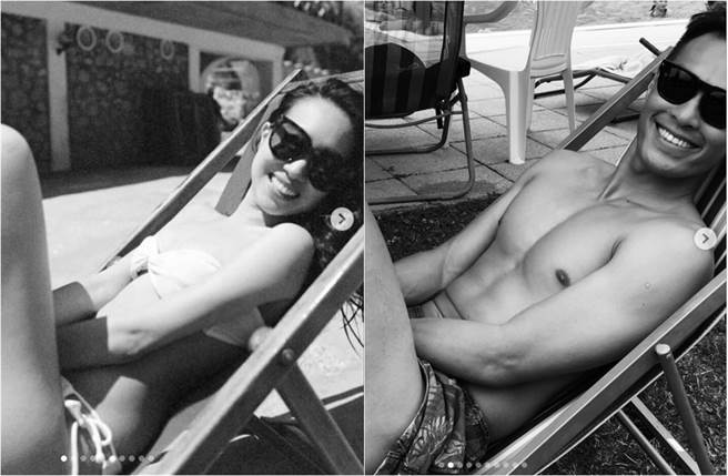 杨佑寧庆祝老婆生日，拍了一系列养眼照。(取材自yoyang IG)