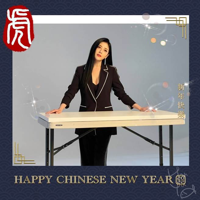 韩瑜开工晒出辣照。（图／翻摄自韩瑜Angel Han脸书）