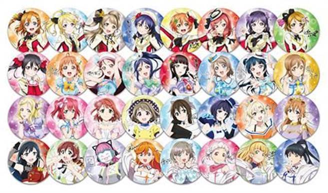 《LoveLive!》cafe stand冷泡茶特杯杯垫(随机)。（曼迪提供）