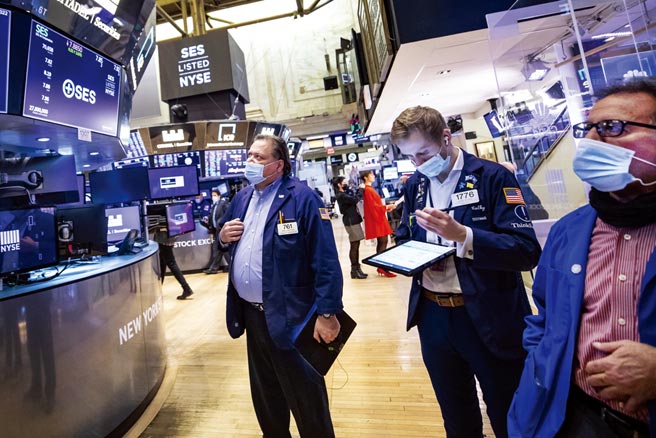 美股下跌。（圖／美聯社）