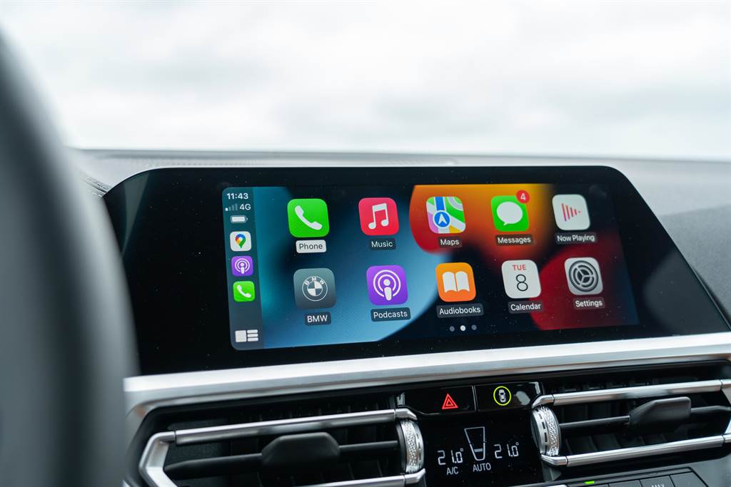 Apple CarPlay在本車上可供應無限式連結。(圖/2GameSome)