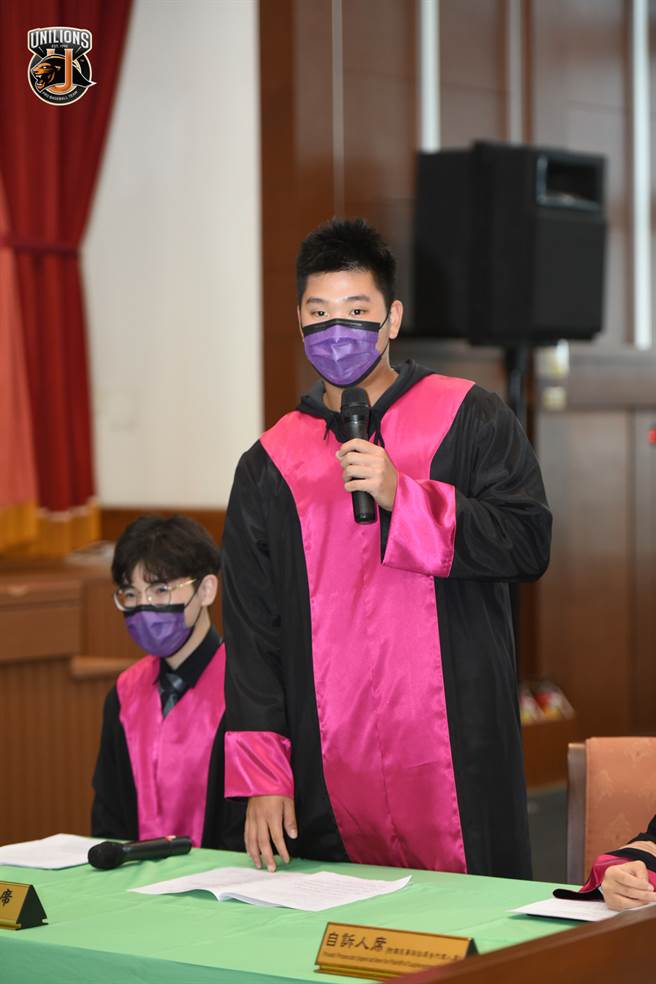 统一狮投手古林睿炀。（统一狮提供）