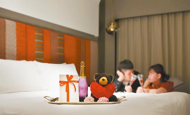 台北亚都丽致大饭店Love就是爱，情人节住房专案。（台北亚都丽致大饭店提供）