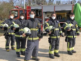 金門5女消防員出列 水來火去啟動熱血人生