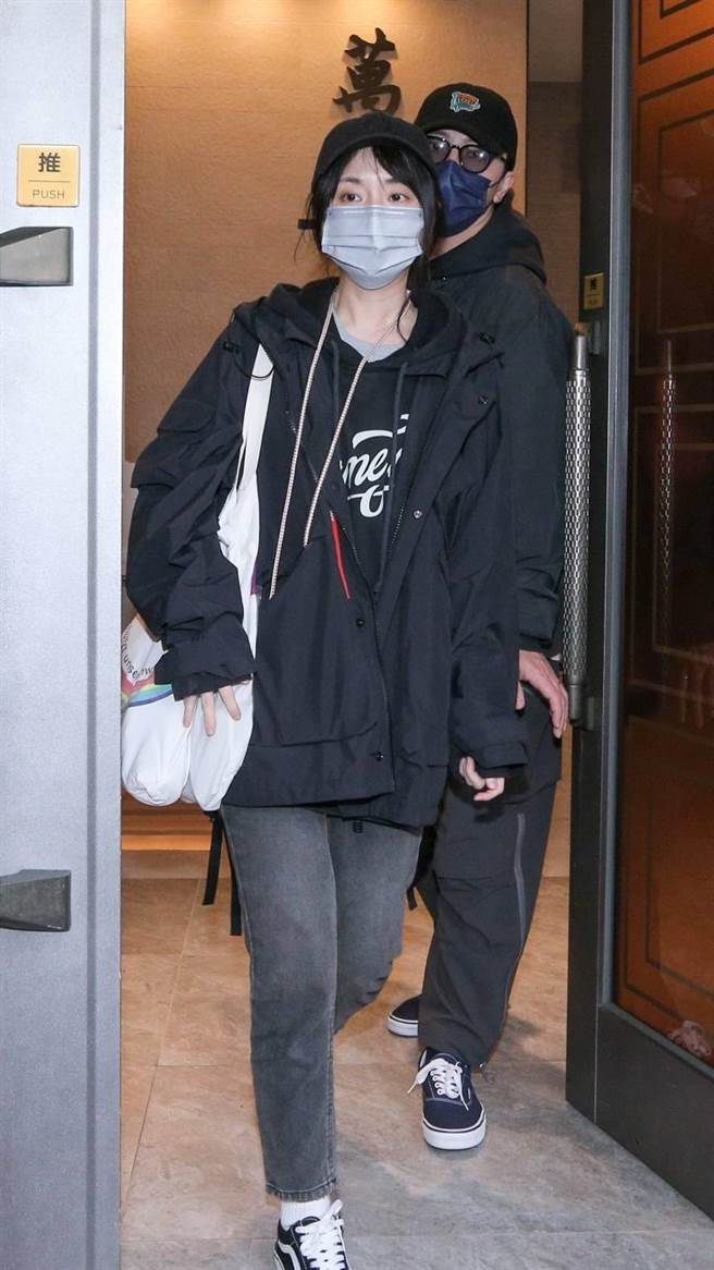 柯佳嬿低调未受访。罗永铭摄