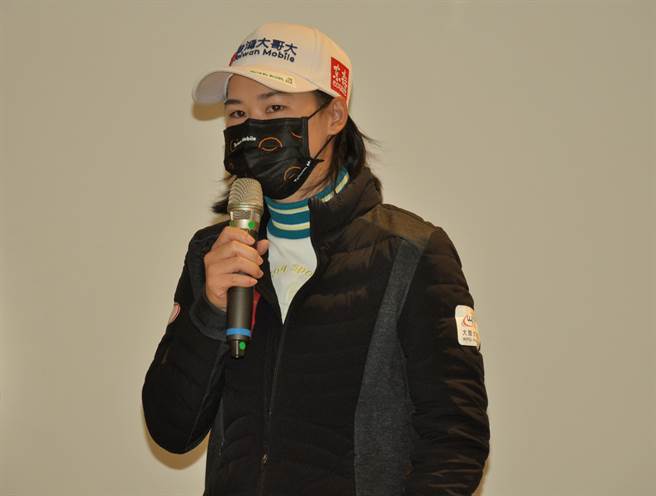 台湾高球女将李旻。（毛琬婷摄）