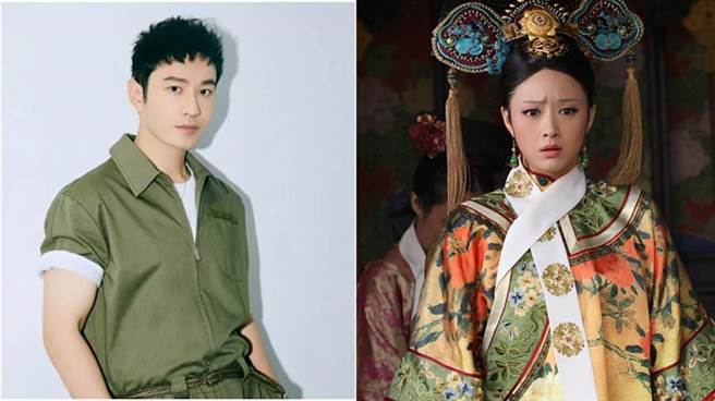 大陆男星黄晓明和Angelababy离婚后，被爆出疑似有新恋情，对象还是因《后宫甄嬛传》爆红的女星蒋欣。(图/ 摘自微博、取自中时资料库)