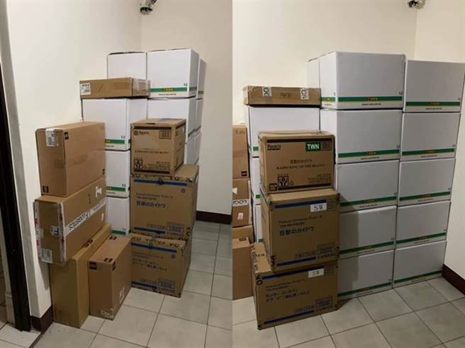 1名網友收藏大量公仔，日前因租屋處已經放不下，他整理過後將「整整32個紙箱」運回父母的家堆放，他的母親看到後暴怒，哭著罵他買太多沒用的垃圾。（翻攝自臉書「爆怨公社」）