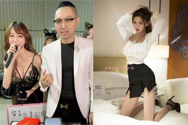 有全台最辣日文女老师称号的长濑昆妮，因为在直播天王连千毅开直播时，在他身旁帮忙，「连千毅爱徒」的名号也让她意外获得高讨论度。(图/ 摘自兰庭精品脸书、长濑昆妮IG) 