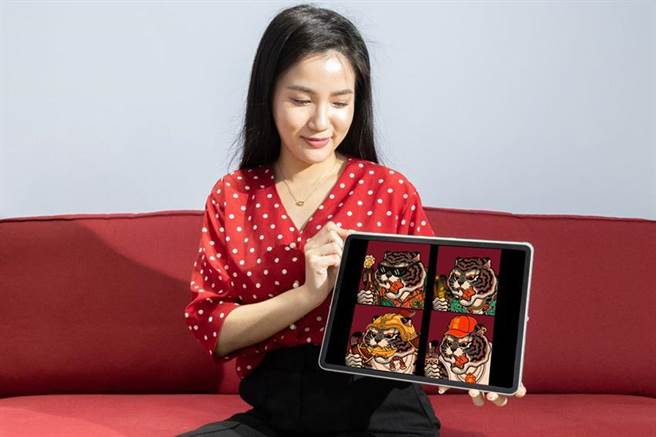 （《黑虎将军－HOYA TIGER》NFT融合神祇意象与台湾特色元素。图／业者提供）
