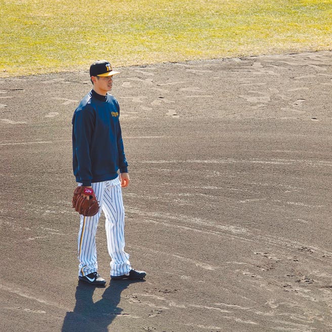 阪神虎队台湾左投陈伟殷。（撷取自陈伟殷脸书粉丝团）