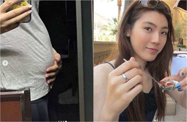 理科太太公布已完成手術凍好了卵，曬出術後照，腹水導致凸肚。(取材自liketaitai IG)