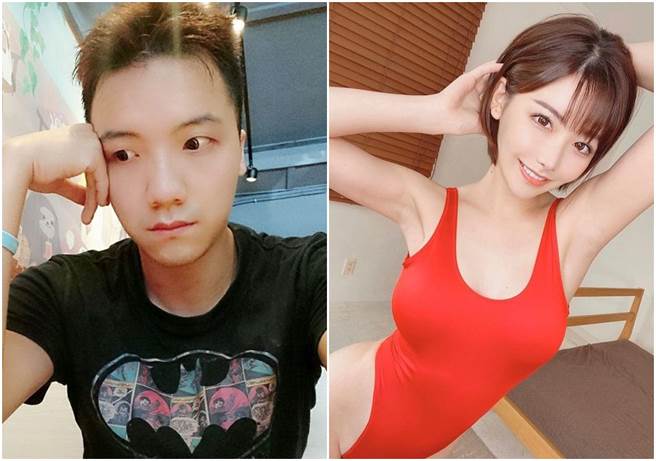 圤智雨（左）爆台湾AV女优7大罪，（右）非当事人。（图/圤智雨脸书）