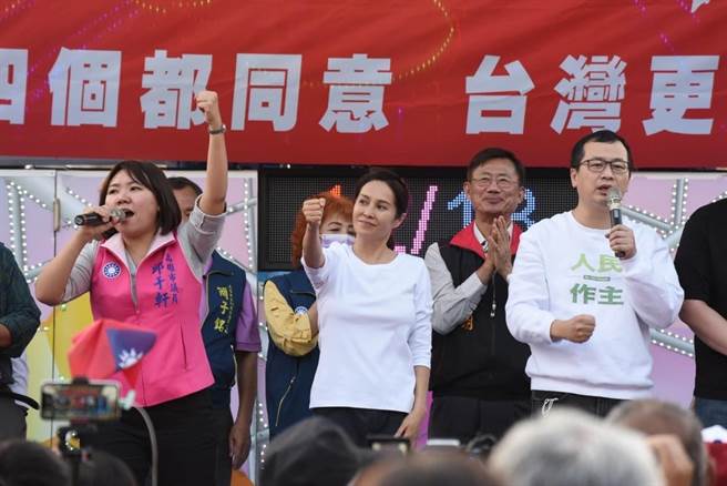 對於立委高金素梅若參選高雄市長，國民黨高市議員邱于軒表示，高金素梅是好的人選，不管是要代表國民黨，或以無黨籍參選，都代表反制力量。（柯宗緯翻攝）