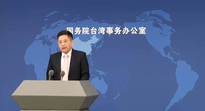 大陆国台办发言人马晓光。（蓝孝威摄）