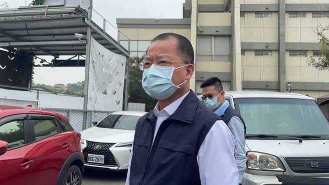 高雄市警察局長黃明昭表示自己是到場場刊，了解動線。（洪靖宜攝）