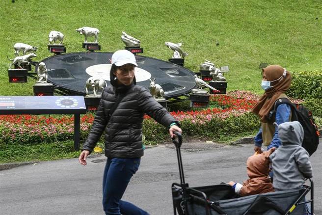 台北市15日起微解封，动物园等场馆取消预约制。不过动物园人潮没有明显变化，许多民眾甚至不知道已开始放松管制。（邓博仁摄）
