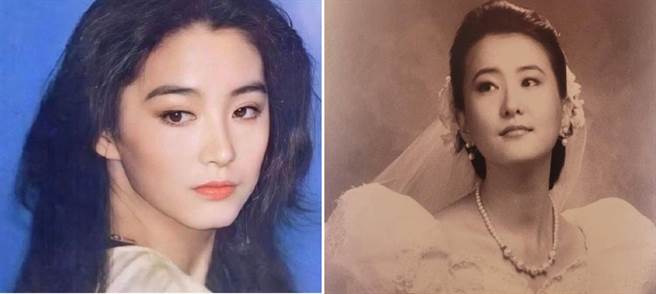 林青霞年輕時美到極致，被譽為「百年一遇美女」。國民黨台北市議員 王鴻薇(右)。（圖／合成圖，林青霞微博、王鴻薇臉書）
