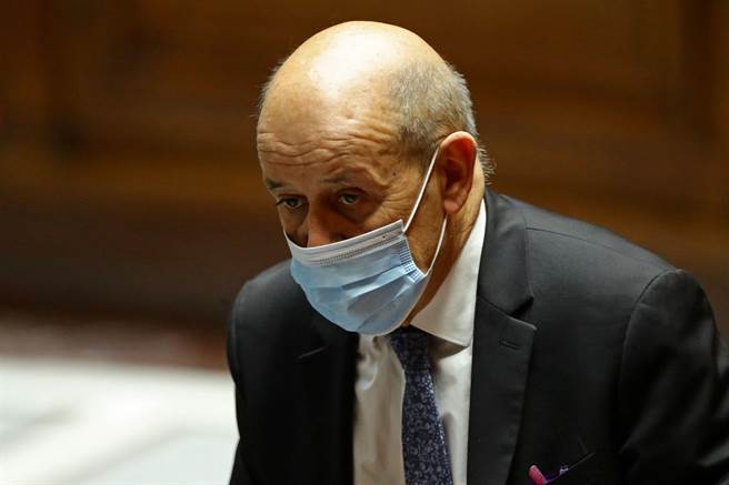 法国外交部长勒德里安（Jean-Yves Le Drian）示警，俄罗斯军队在乌克兰进行大型攻势的所有要素都已具备。(图／路透社)