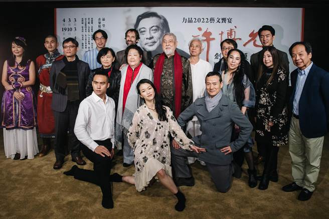 樊曼儂近期舉辦作曲家許博允創作生涯六十週年音樂會，呈現多部經典作。圖為記者會現場。（郭吉銓攝）