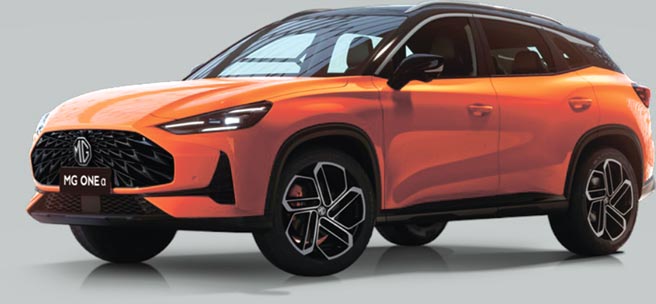 中華汽車將引進MG品牌汽車來台銷售，首款車據悉選定MG ONE休旅車國產化。圖／取材自MG官網