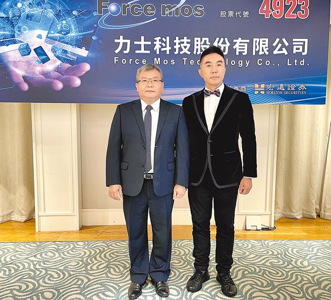 力士董事长张晋诚（左）、总经理锺明道（右）。图／业者提供