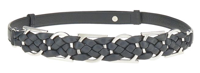 Ferragamo Ganicini编织皮带，3万2500元。（Ferragamo提供）