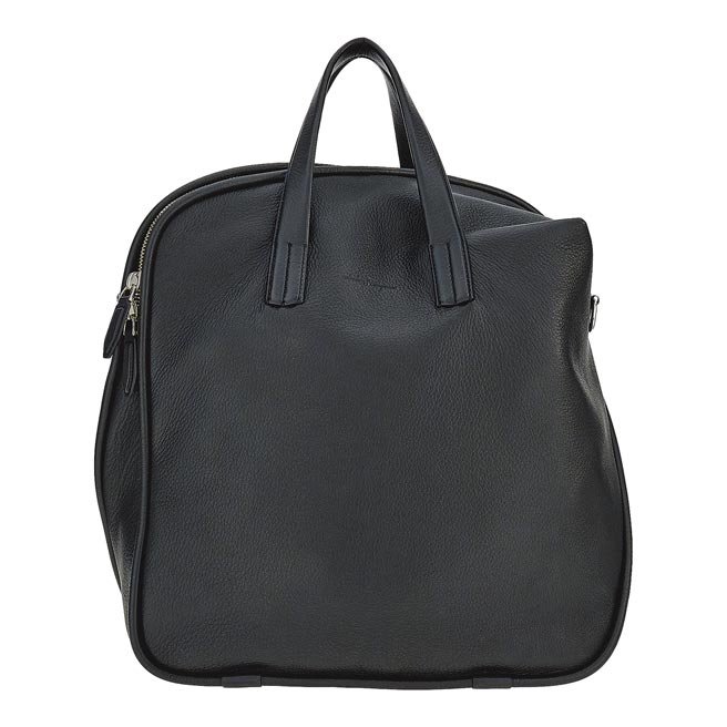 Ferragamo黑色皮革托特包，8万9900元。（Ferragamo提供）