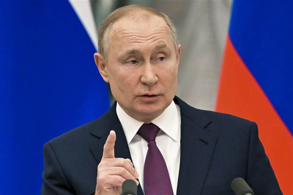 普丁：俄国当然不想开战 盼续与西方谈判。图/美联(photo:ChinaTimes)