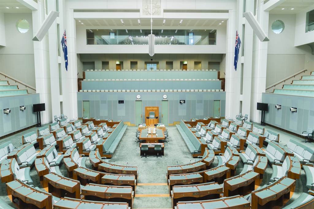 澳洲议会于坎培拉（Canberra）举行环境与通讯立法委员会。示意图/shutterstock(photo:ChinaTimes)