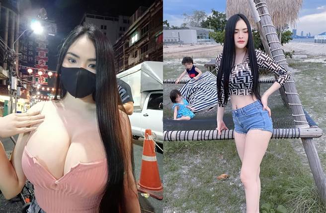 薇亚达传出在泳池边开派对拍美照，没注意到儿子落水，导致孩子溺毙身亡。（图／翻摄自Wiyada Pholtawee脸书）