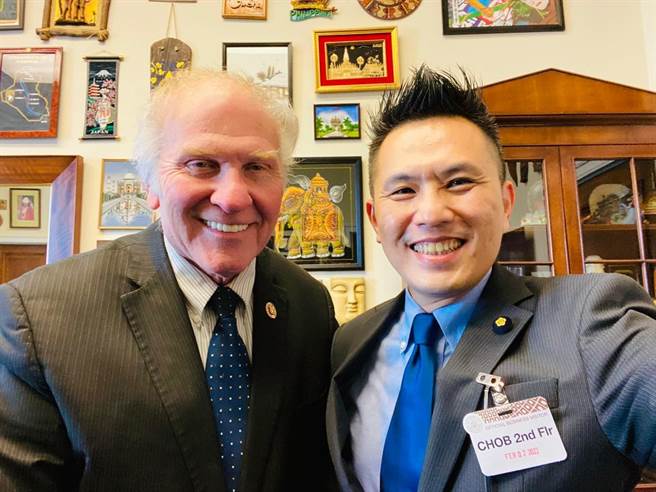 國民黨立委陳以信談美國行成果。（圖／翻攝自陳以信臉書）