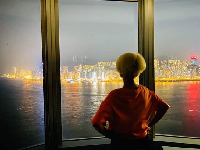 陈曼娜如今独居于红勘70坪空中豪宅，坐拥270度维多利亚港无敌海景。(翻摄自Manna Chan脸书)