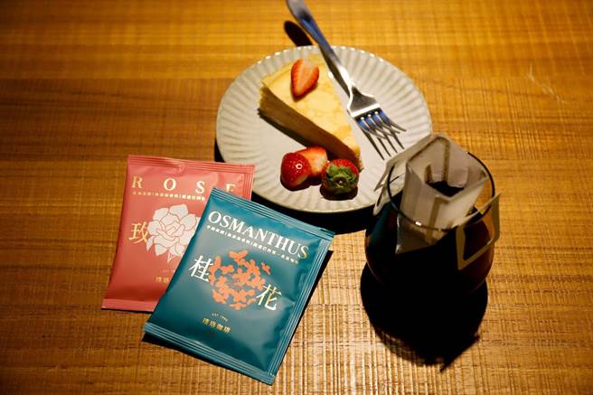 开元食品旗下「璞珞珈琲」品牌，推出首款花果滤挂咖啡系列。（开元食品提供）