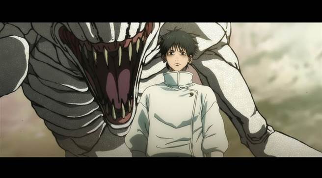 乙骨忧太有「纯爱战士」的称号。（图／车库、羚邦提供／© 2021 JUJUTSU KAISEN ZERO The Movie Project © Gege Akutami/Shueisha）