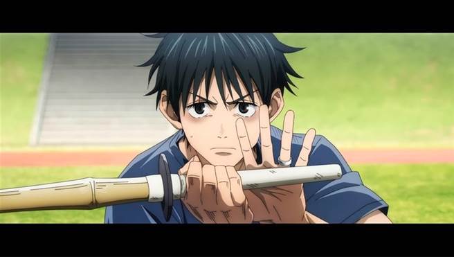 乙骨忧太有「纯爱战士」的称号。（图／车库、羚邦提供／© 2021 JUJUTSU KAISEN ZERO The Movie Project © Gege Akutami/Shueisha）