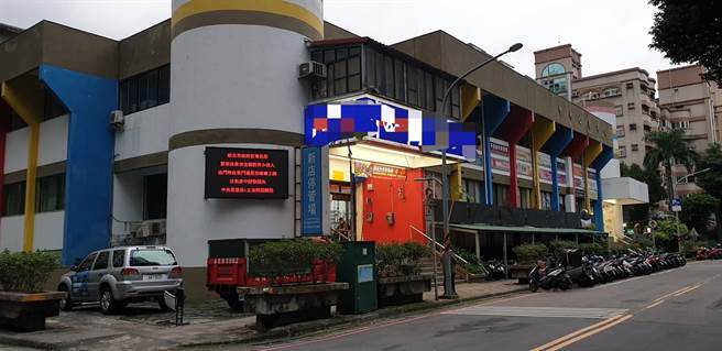 新店某卖场清洁工猝死。（民眾提供）