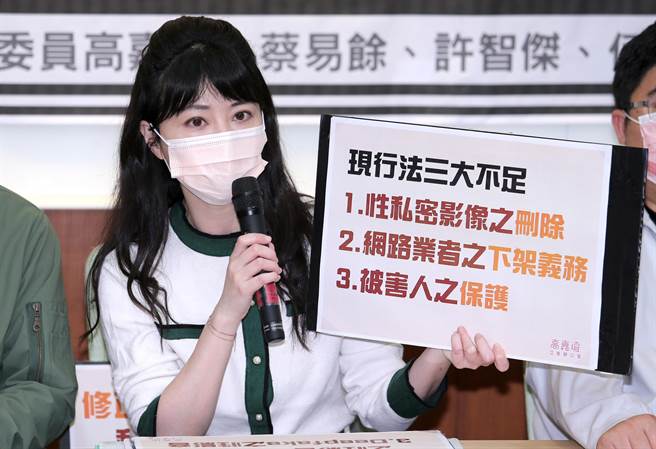 近日LINE流传4张私密照片，影射女主角是民进党立委高嘉瑜，高嘉瑜15日向刑事局报案后，今主动对外公布此事。（资料照，黄世麒摄）