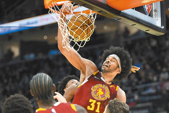 騎士當家中鋒傑倫特艾倫生涯首度入選全明星賽。（路透）