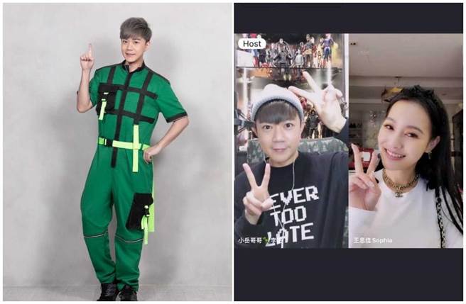 男星李岳轉戰直播另闢新舞台，曾邀請王思佳上節目。（17LIVE提供）