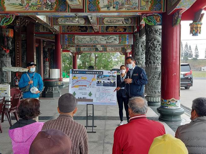 雲林縣政府籌措近3000萬元射6箭，改善3鄉道路與排水。（張朝欣攝）