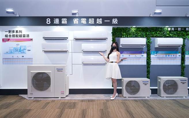 Panasonic今年引進了業界唯一日本最新100倍nanoe X科技，每秒可釋放48兆氫氧 (OH)離子，實現「開機全室防疫、關機全機防霉 」。（Panasonic提供）