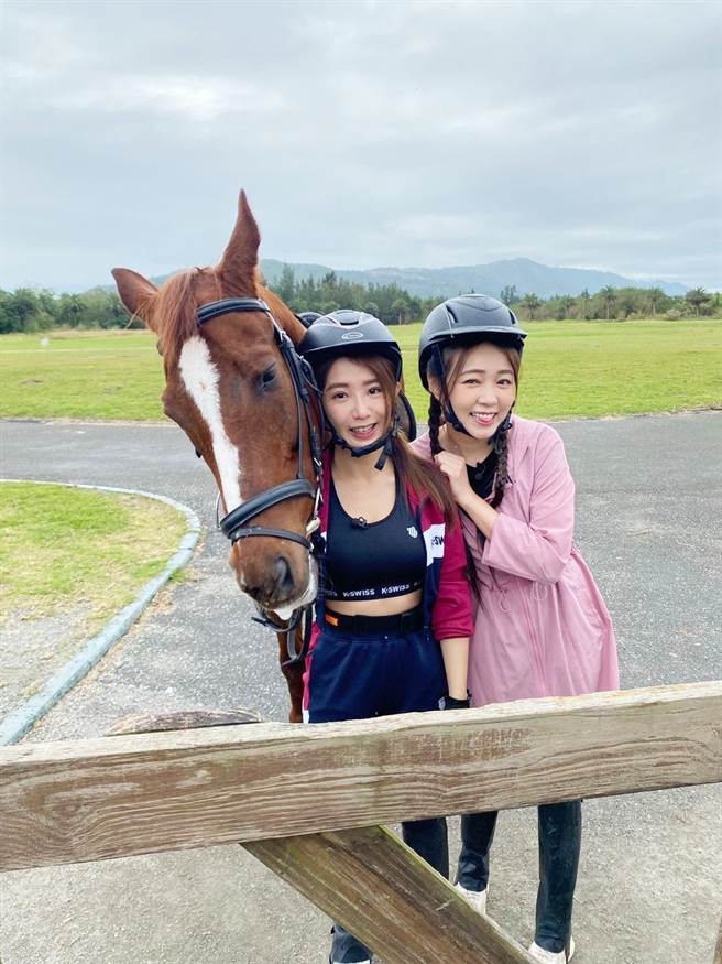 郭書瑤和好友丫頭一起邊跑邊旅行。（衛視中文台提供）