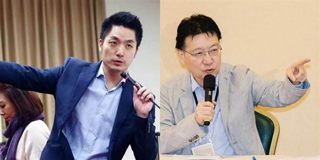 國民黨立委蔣萬安（左）、中廣董事長趙少康（右）。（圖／合成圖，素材取自本報系資料照）