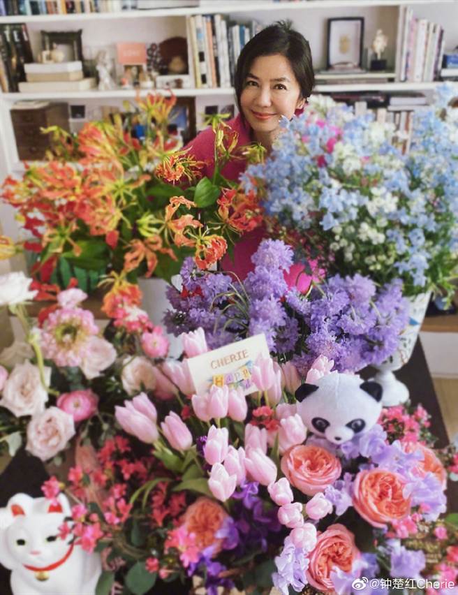 锺楚红16日过62岁生日。（图／翻摄自锺楚红Cherie微博）