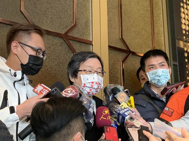 台湾日本关系协会会长邱义仁。（杨孟立摄）