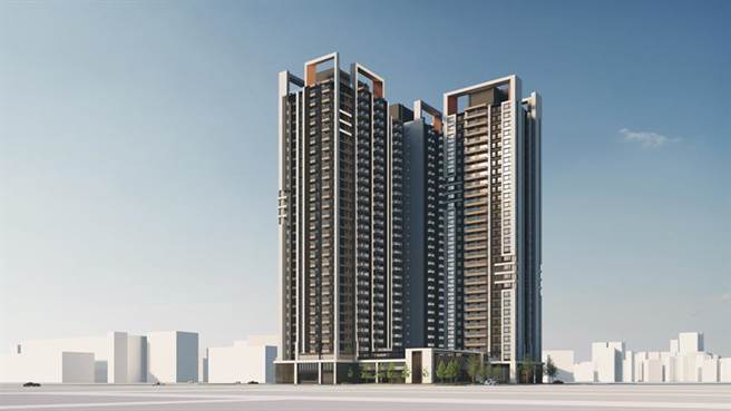 （三地开发18日与银行团签约联贷，预定三二九檔期推出住宅大楼建案。图为建案模拟图。图／三地开发提供）
