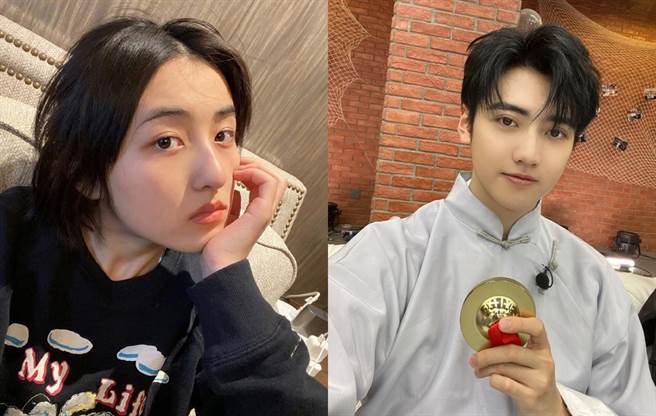 张子枫(左)被爆跟焉栩嘉有特别的男女关系。（图／微博@张子枫、焉栩嘉）